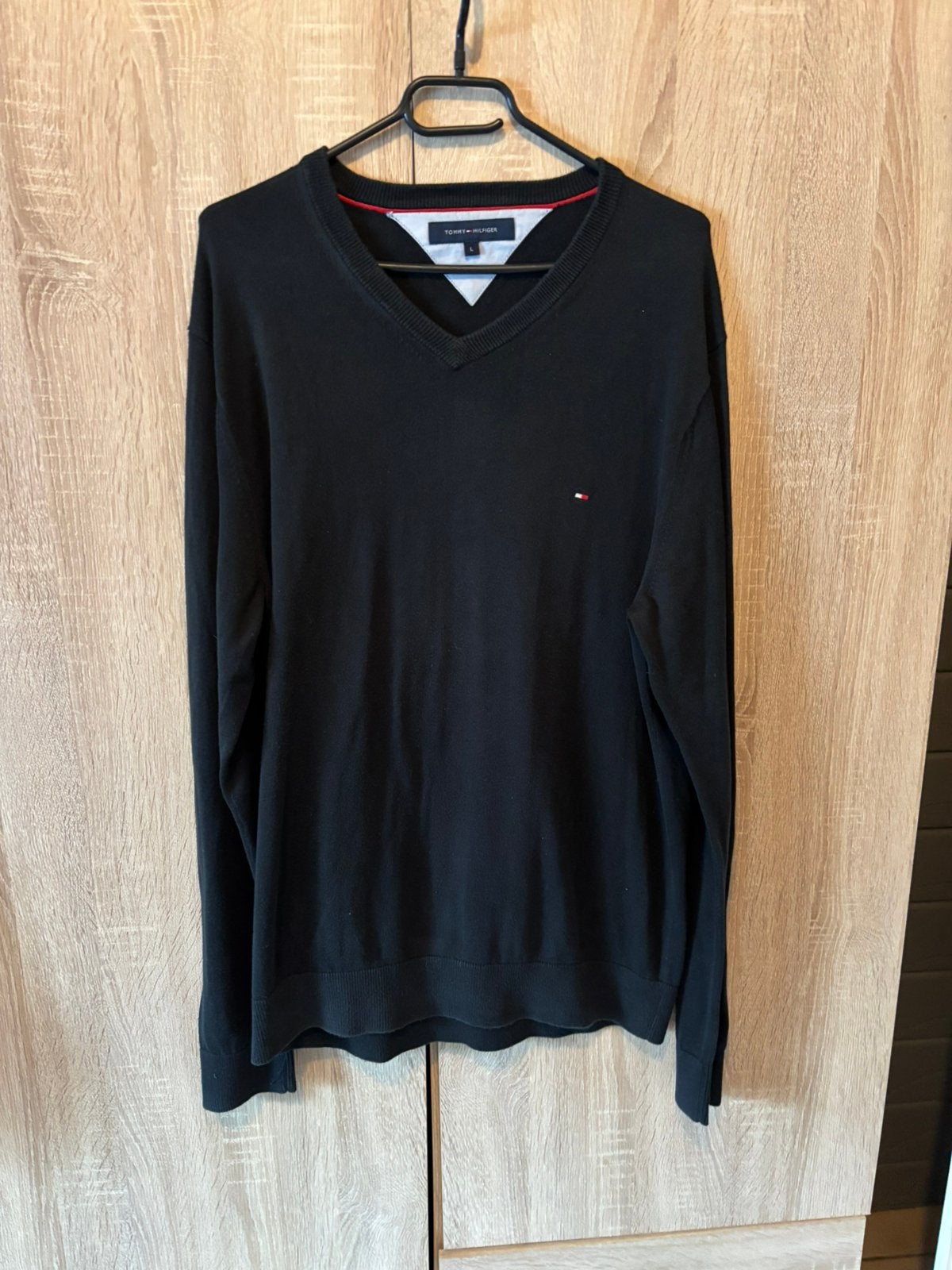 Pull tommy hilfinger, Enlèvement ou Envoi, Comme neuf, Taille 52/54 (L), Noir