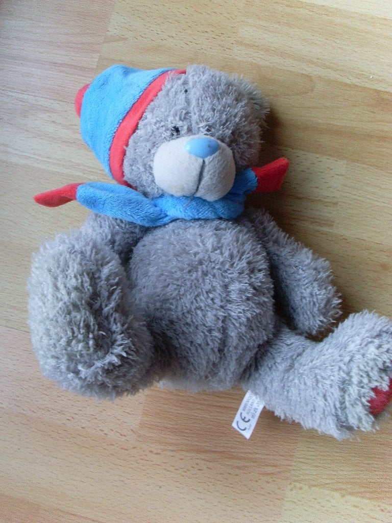 Knuffelbeer Nicky toy 26 cm, Enlèvement ou Envoi, Overige karakters, Comme neuf, Moyen (20 à 80 cm)