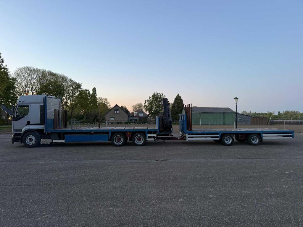 Renault HR 388 6X2 Autolaadkraan 22T/M1 met Draco Aanhangwag, Euro 2, Renault, Overige brandstoffen, Bedrijf