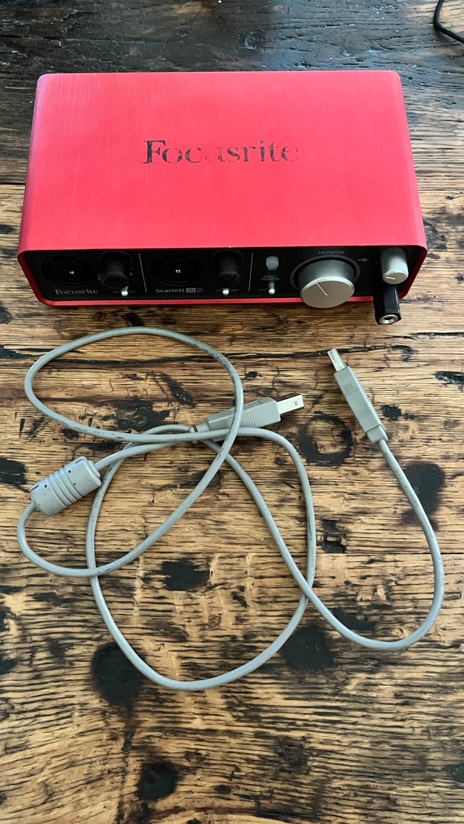 Carte son Focusrite Scarlett 2i2, Enlèvement ou Envoi, Comme neuf