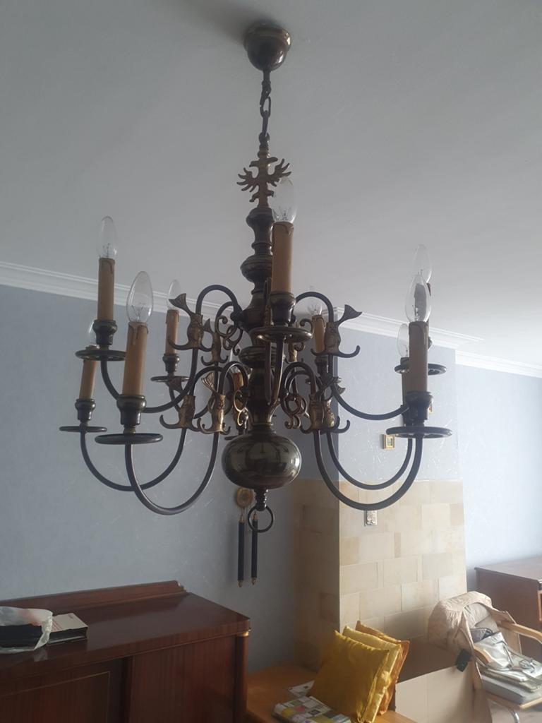 Luster, Huis en Inrichting, Lampen | Kroonluchters, Ophalen