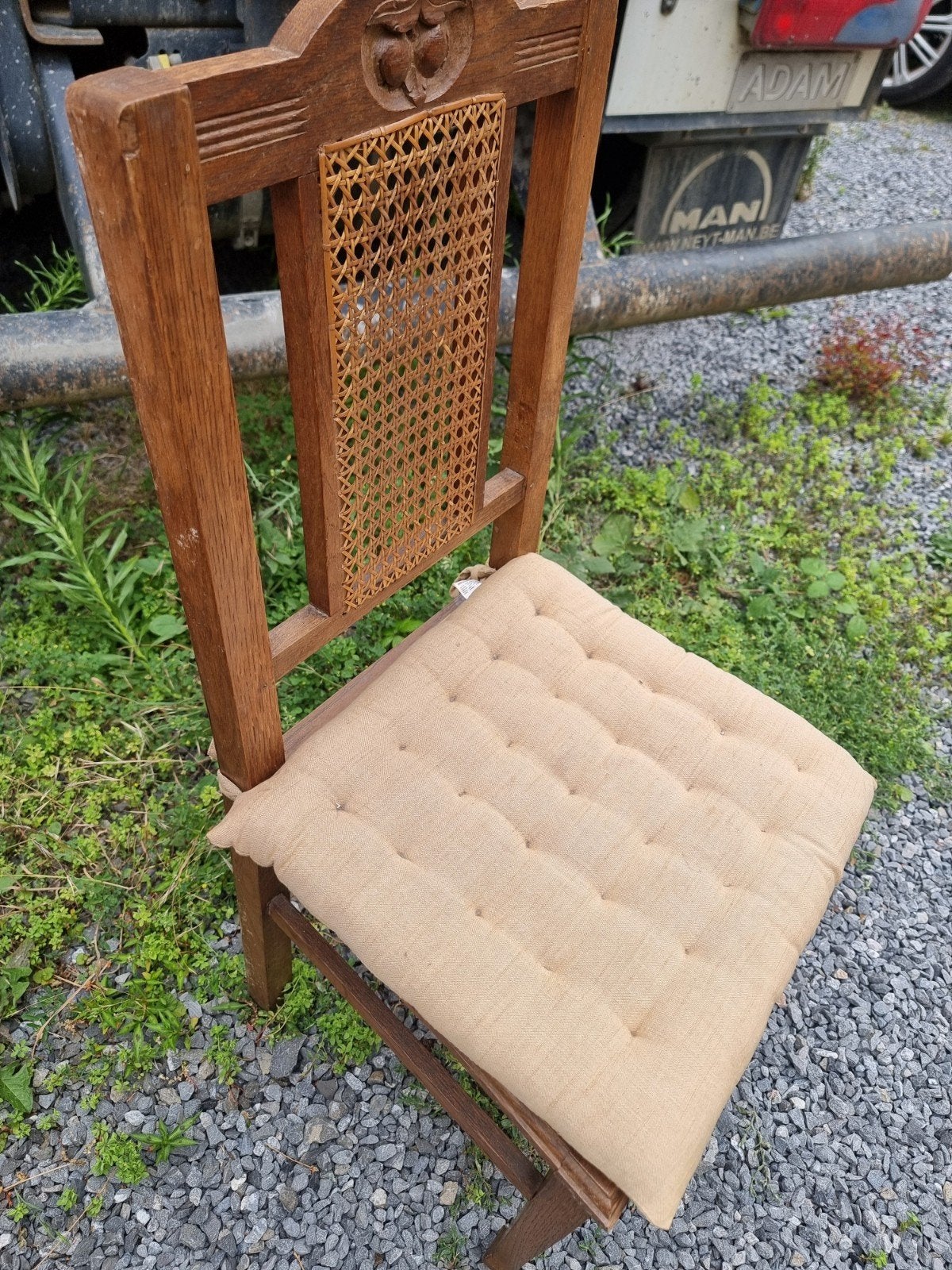 4 Chaises, Campagnard, Enlèvement, Utilisé, Bois