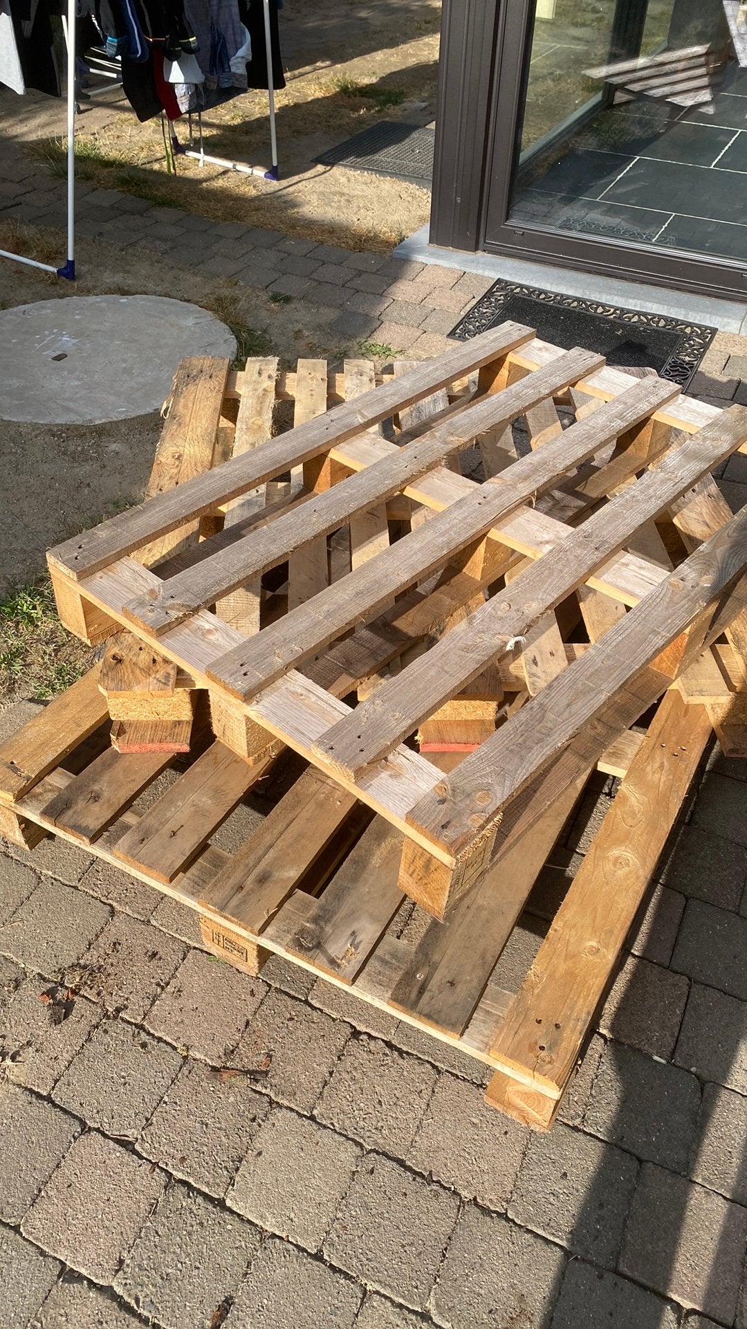 Gratis houten paletten, Doe-het-zelf en Bouw, Ophalen, Gebruikt