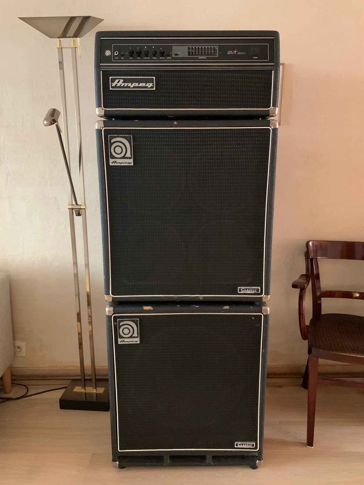 Ampeg SVT 350H + SVT 410 en SVT 18, Musique & Instruments, Enlèvement, Utilisé, Guitare