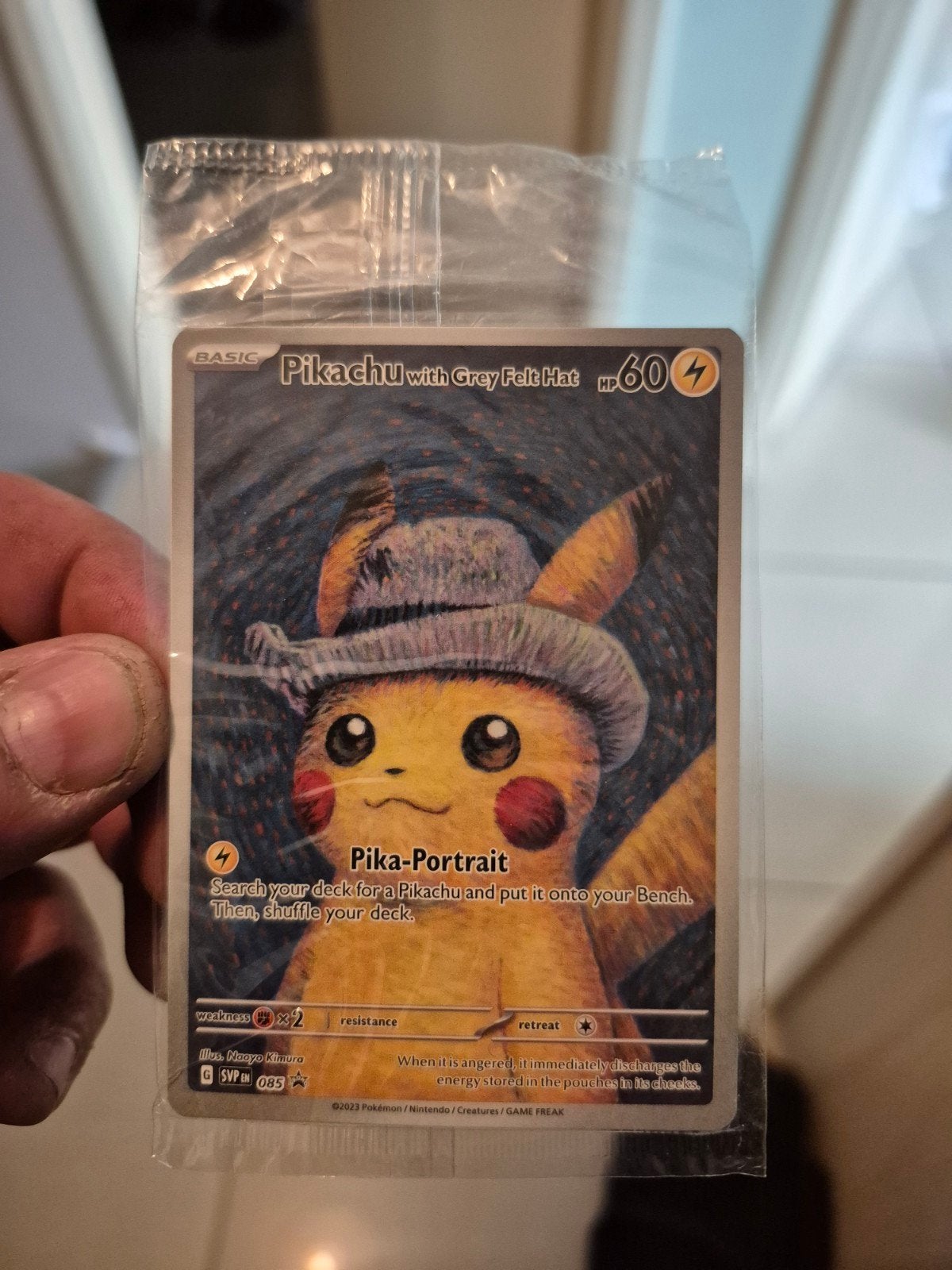 Pikachu van gogh et Gardevoir EX, Enlèvement ou Envoi