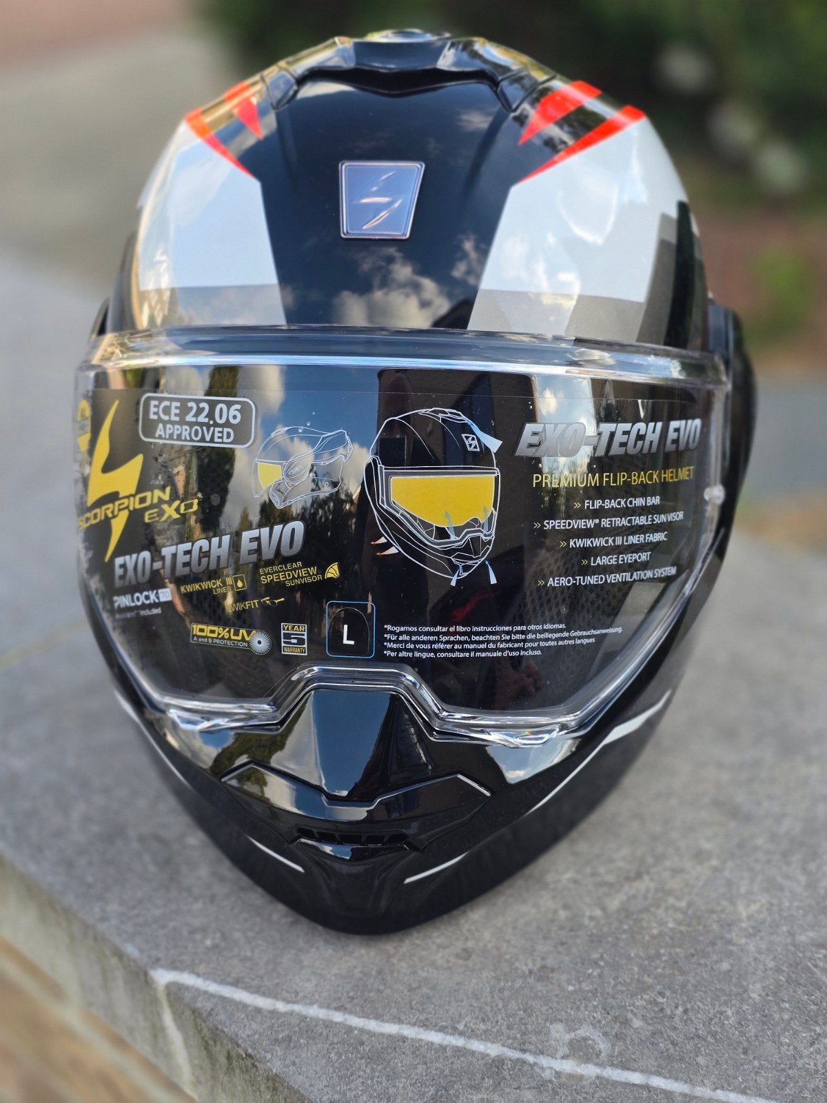 Scorpion Exo Tech Evo Furio, Enlèvement ou Envoi, Neuf, Large, Scorpion