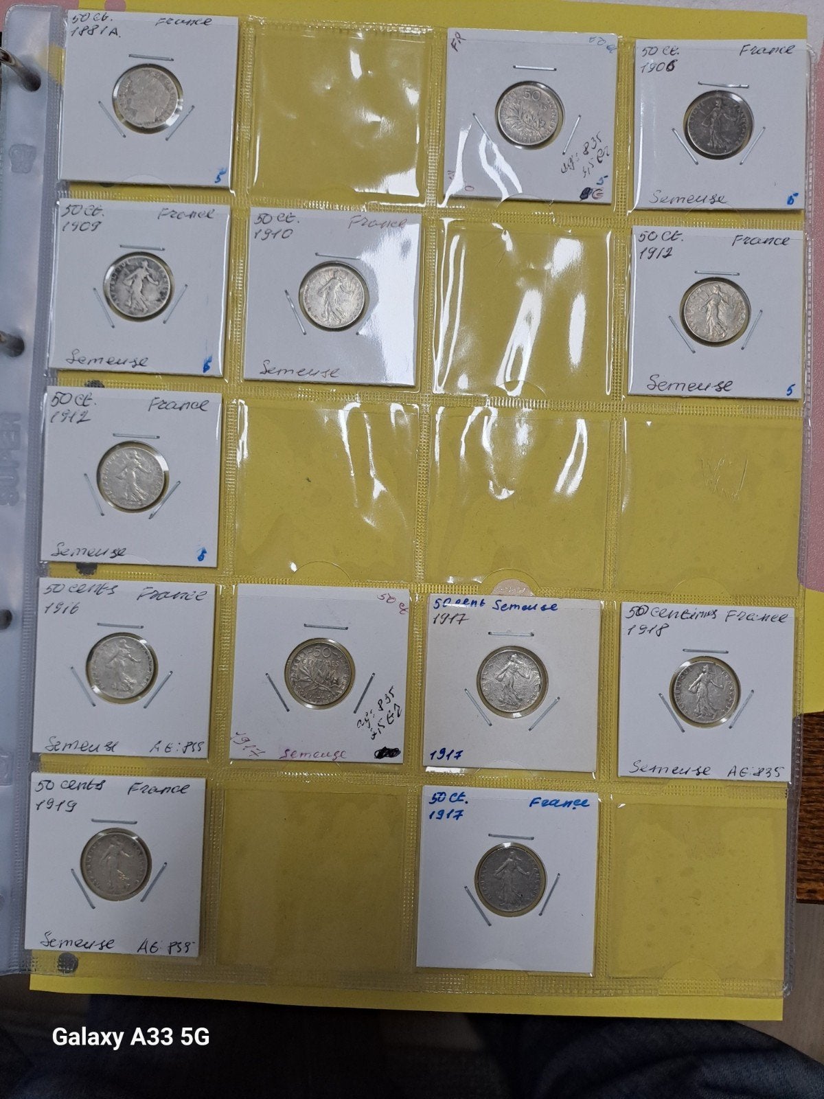 France-Lot de 71 pièces françaises en argent–476,31 g d’ar, Ophalen of Verzenden, Frankrijk, Losse munt, Zilver
