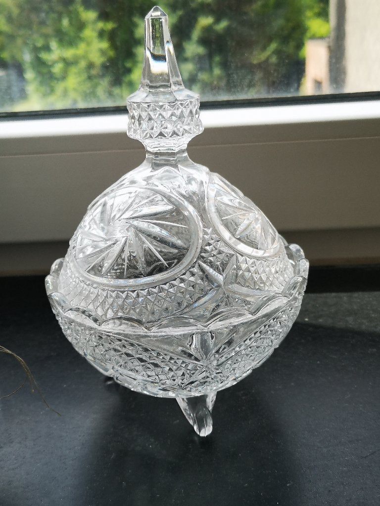 Glazen bonbonnière, Antiek en Kunst, Ophalen of Verzenden