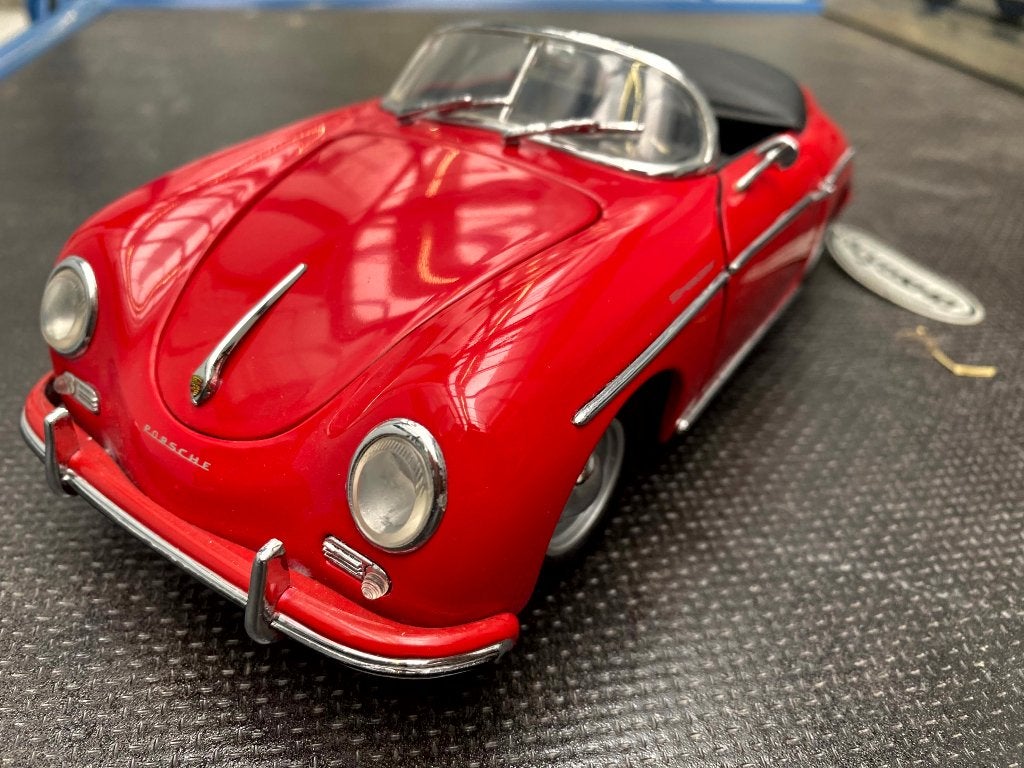 Porsche 356 A Speedster Kyosho 1/18 Vitrinemodel, Enlèvement, Comme neuf, Voiture, Kyosho