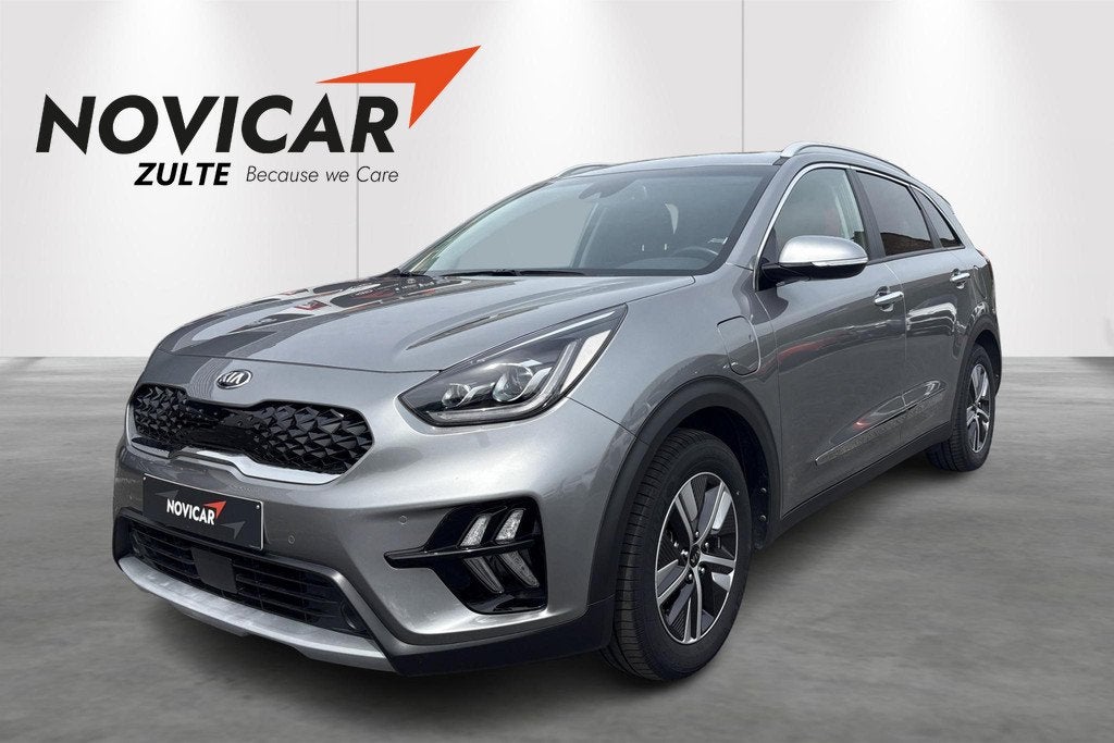 Kia Niro More 1.6I PHEV + AUTOMAAT - LEDER + GPS + CAMERA, Argent ou Gris, 9 kWh, Carnet d'entretien, Hybride rechargeable