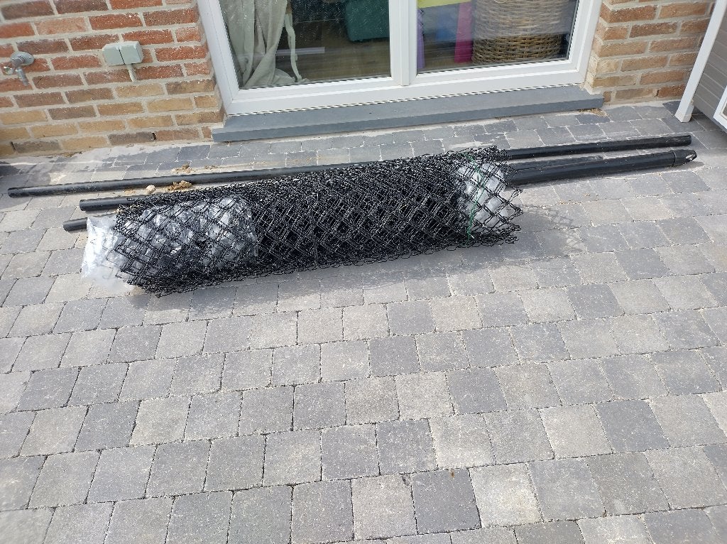 Tuingaas en palen, Tuin en Terras, Ophalen, Zo goed als nieuw, 10 tot 20 meter, Gaas