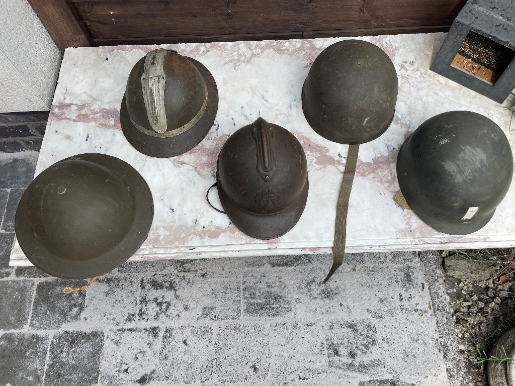 Legerhelmen, Ophalen, Landmacht, Helm of Baret
