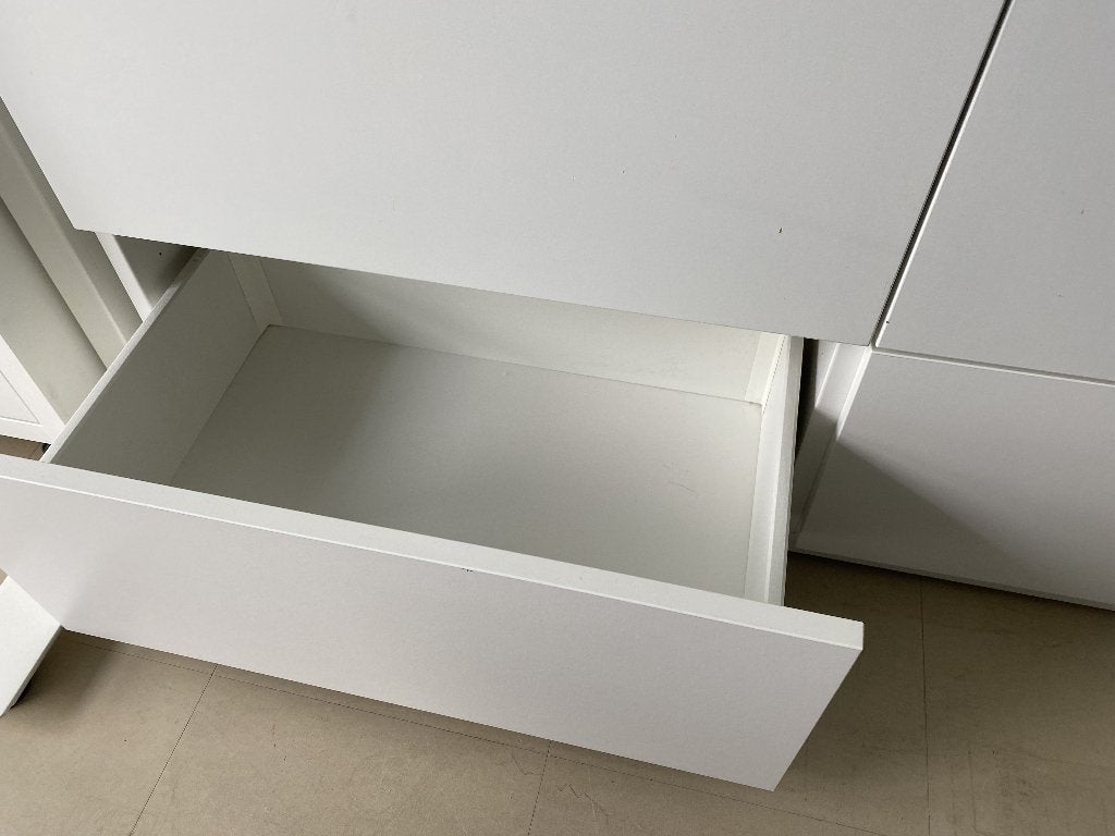 Meuble de rangement / TV bas IKEA blanc, Enlèvement, Utilisé