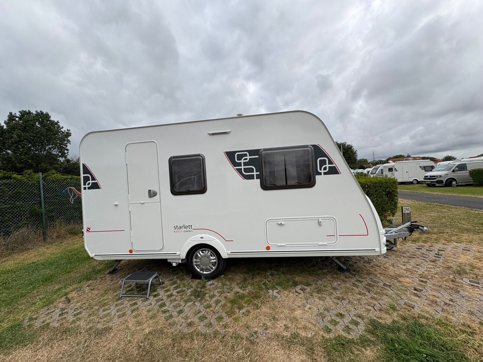 Sterckeman starlett mover, leefbattery en voortent, Mover, Sterckeman, Treinzit, Dwarsbed