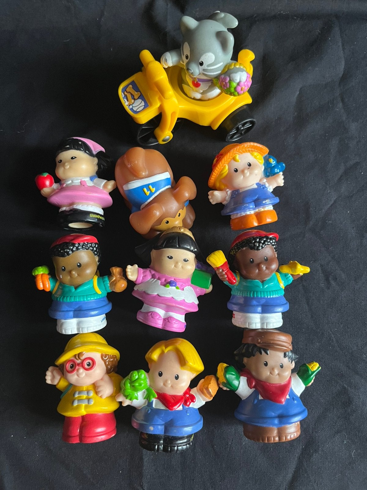 Fisher price | Little People | 10 diverse figuren | Fiets, Kinderen en Baby's, Speelgoed | Fisher-Price, Ophalen of Verzenden