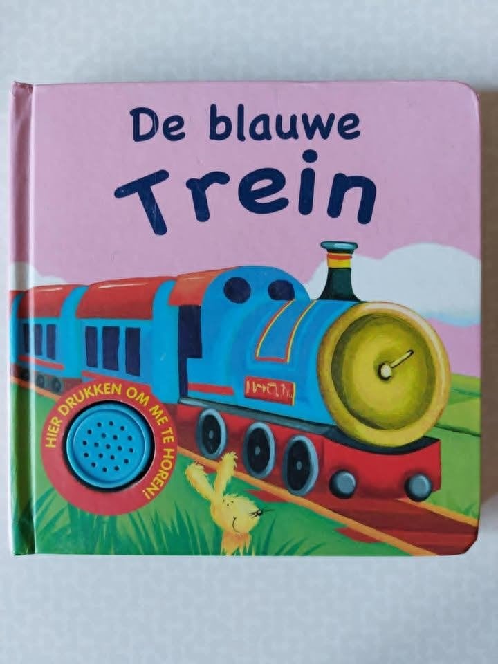 Dit leuke interactieve boekje, 'De Blauwe Trei, Ophalen, Zo goed als nieuw, Jongen of Meisje