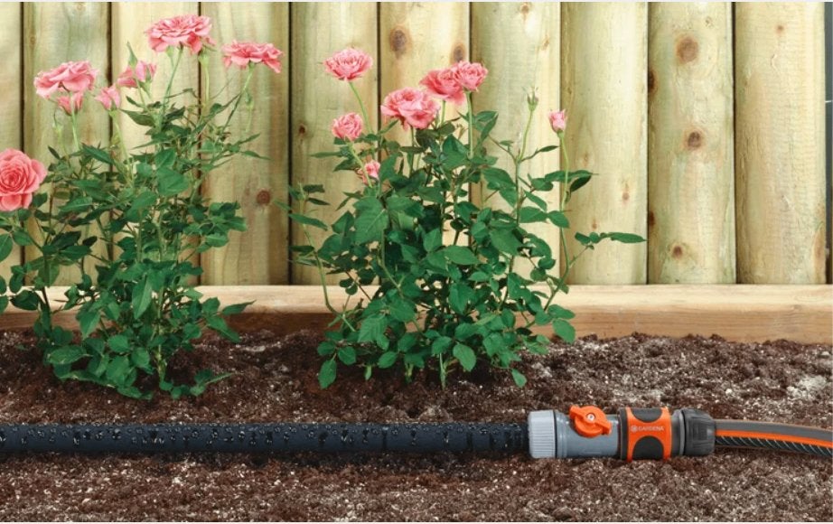 Gardena druppelslang voor beregenen tuin 15m lang met kraan, Enlèvement ou Envoi, Utilisé