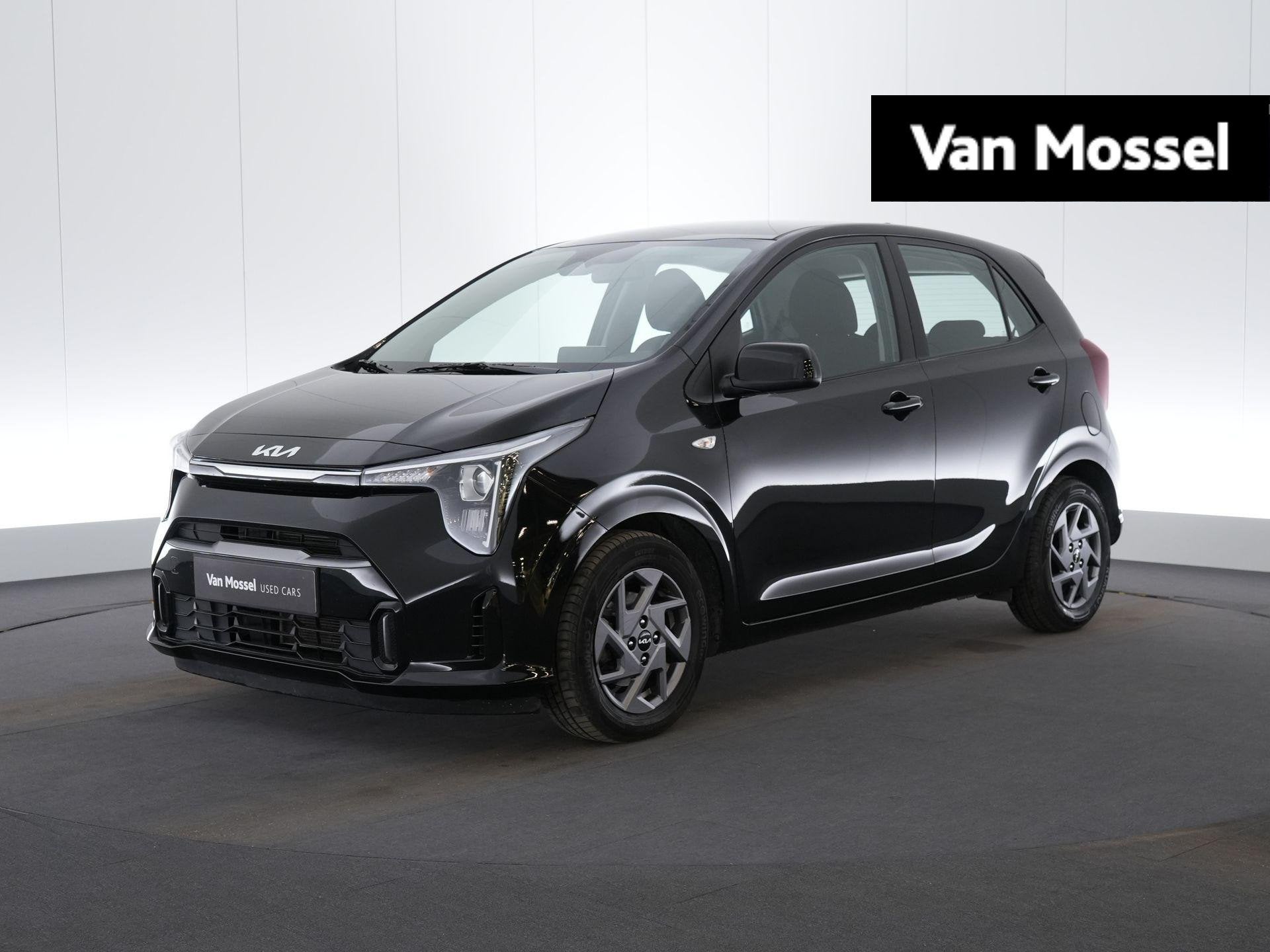 Kia Picanto 1.0 MPI 67 Pulse AMT - Actie - Promo -, Auto's, Kia, Stof, Gebruikt, Zwart, Zwart