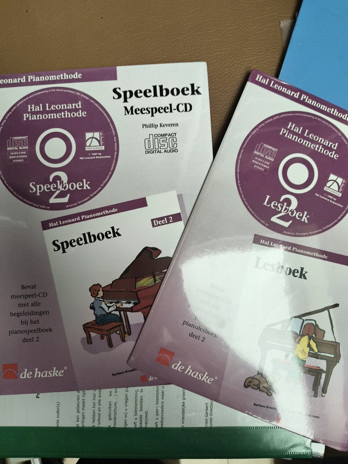 Piano les en speelboek 2 Hal Leonard methode., Enlèvement ou Envoi, Neuf, P. Keveren