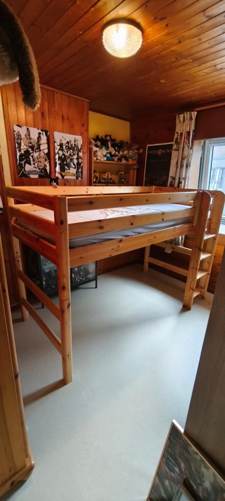 Lit surélevé en Pin, Kinderen en Baby's, Kinderkamer | Stapelbedden en Hoogslapers, Ophalen