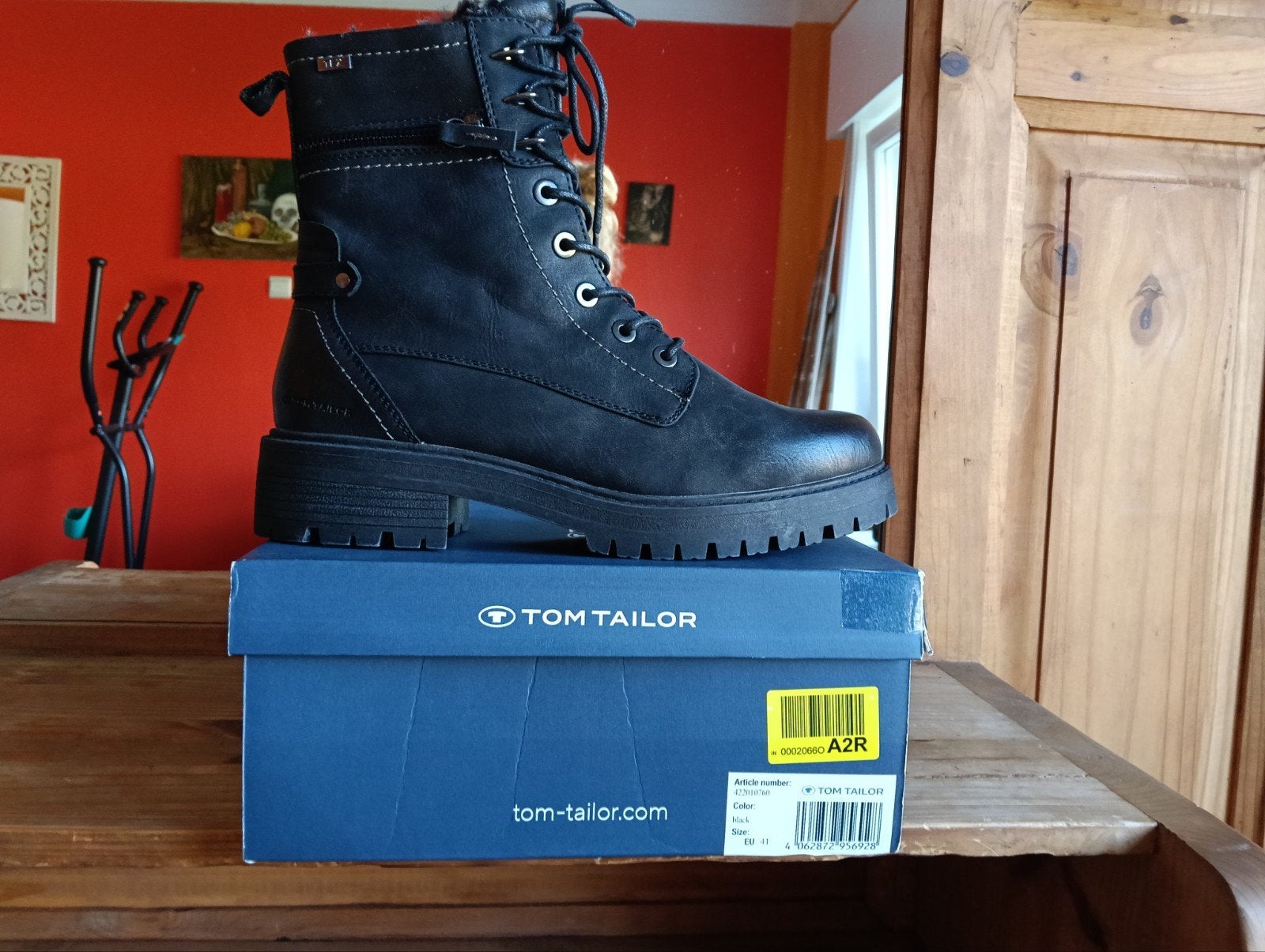 Bottes à lacets Tom Tailor taille 41- nouvelles ! ! !, Enlèvement ou Envoi