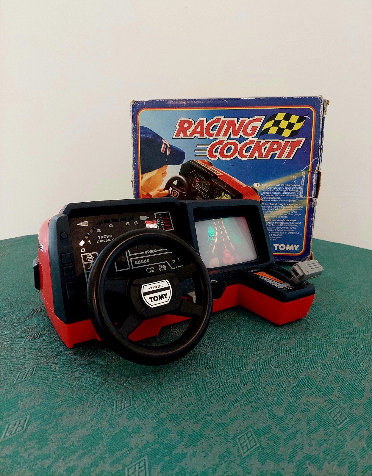 vintage! tomy racing cockpit, Consoles de jeu & Jeux vidéo, 1 joueur, À partir de 7 ans, Enlèvement, Utilisé