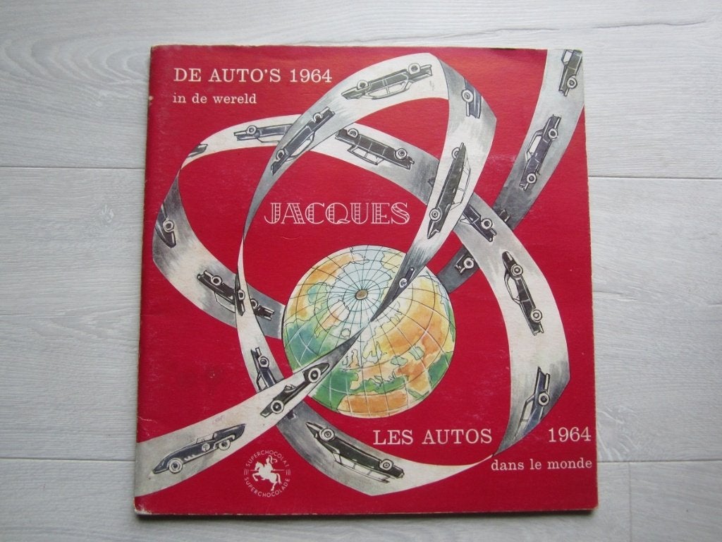 Chocolat Jacques - Les autos dans le monde 1964 - complet, Ophalen of Verzenden