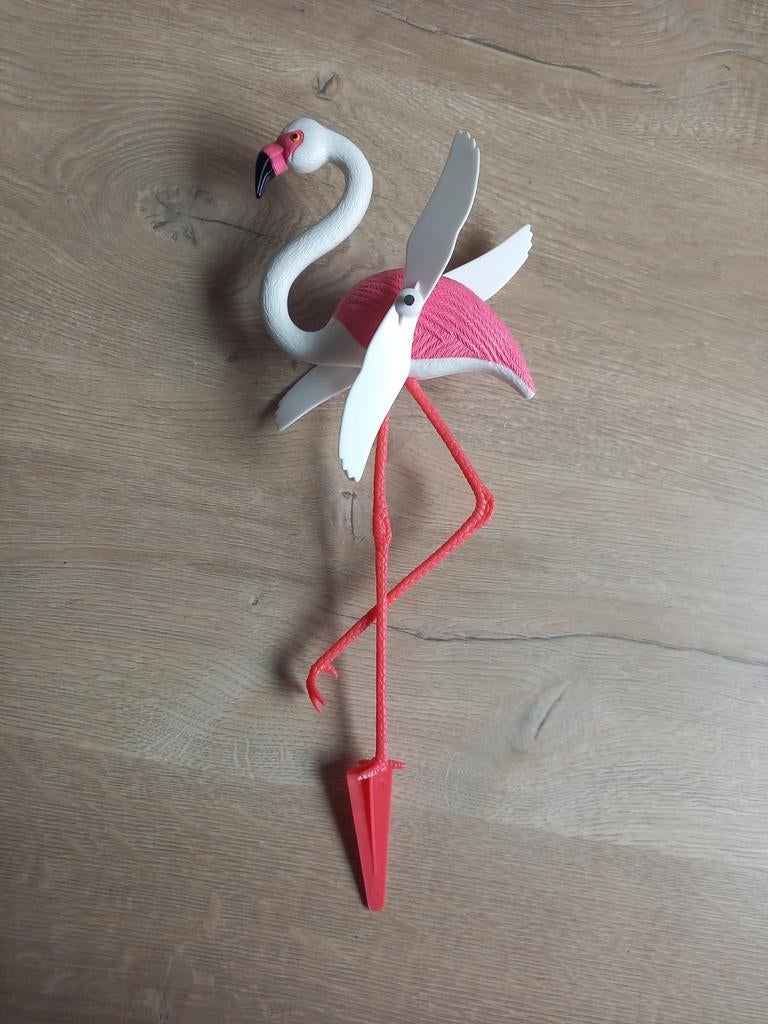Roze flamingo-decoratie, Tuin en Terras, Windwijzers en Windmolens, Ophalen, Nieuw