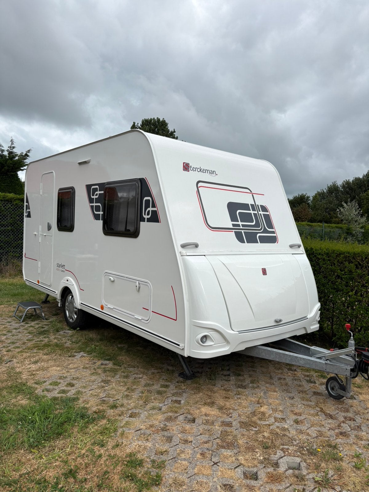 Sterckeman caravan met voortent en mover, Mover, Sterckeman, Particulier, Lit transversal