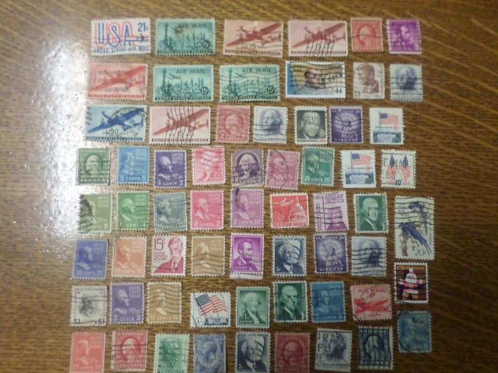 Timbres des États-Unis estampillés, Enlèvement ou Envoi, Affranchi, Amérique du Nord