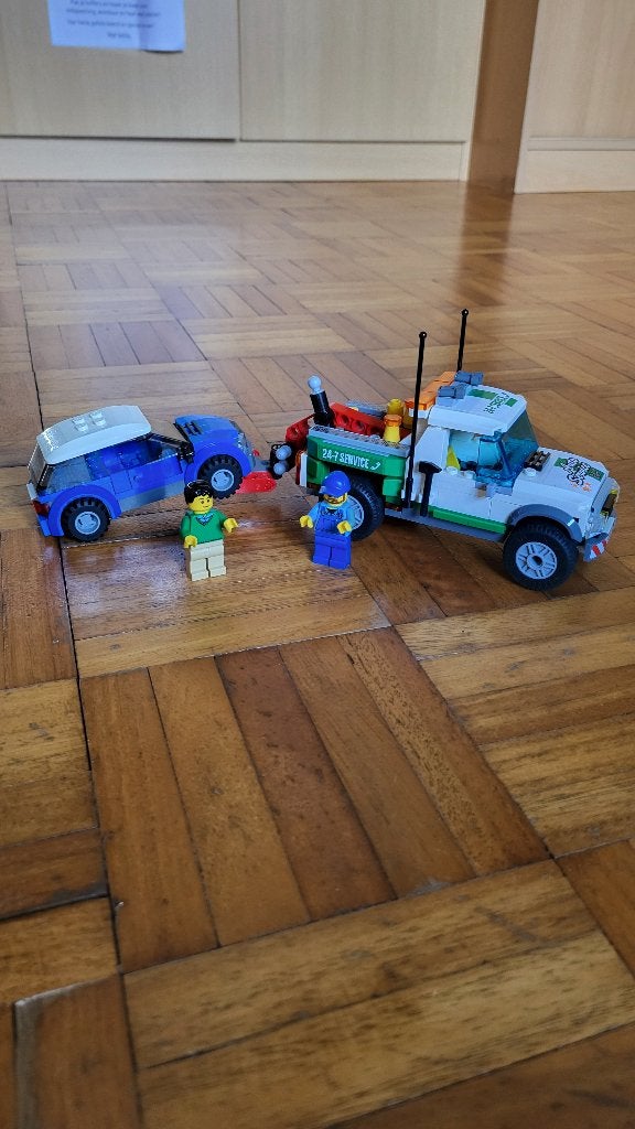 LEGO City 60081 - Pick-up Sleepwagen (100% Compleet), Ophalen, Lego, Complete set, Inclusief instructies