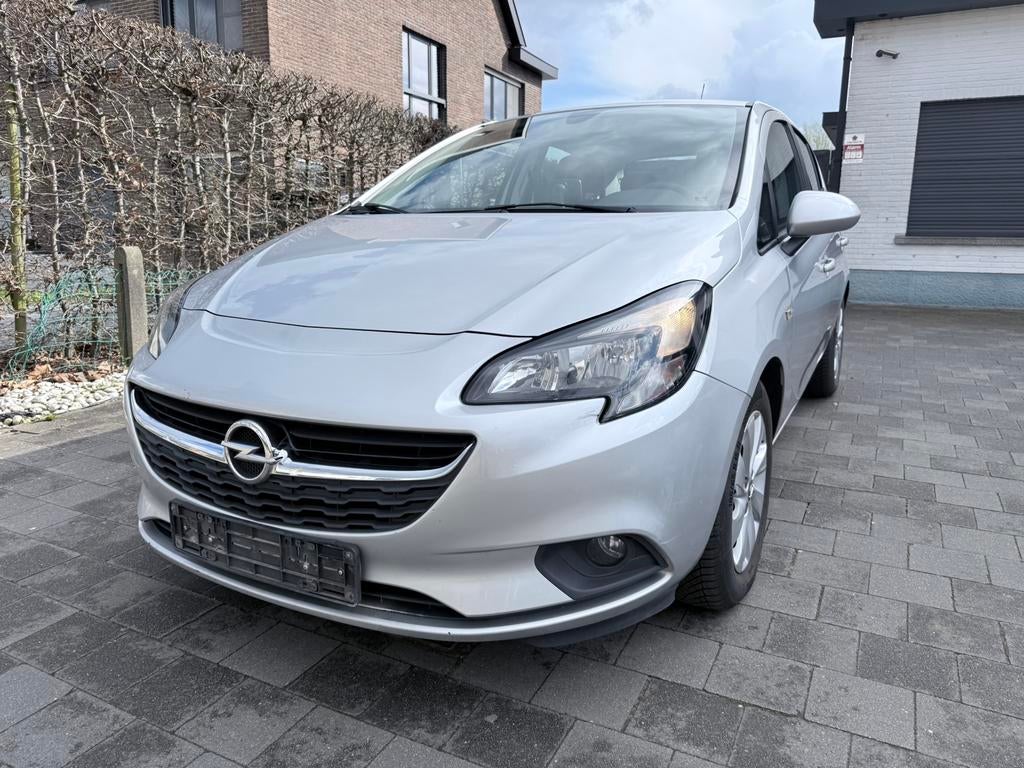 Opel corsa 2017 1 jaar garantie !!! Gekeurd !! Airco !!, Voorwielaandrijving, Euro 5, Zwart, 4 cilinders