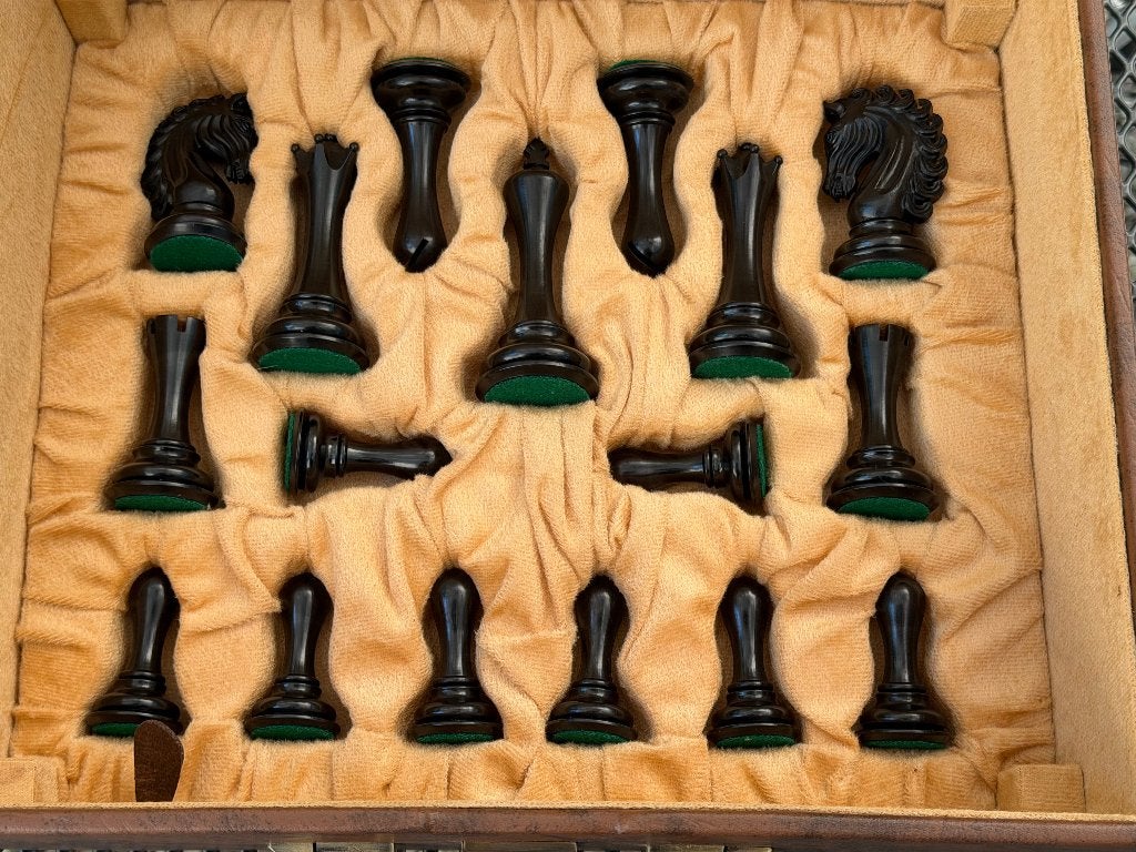 Avant Garde Luxury Staunton schaakset met koffer, Enlèvement ou Envoi, Neuf, Échecs
