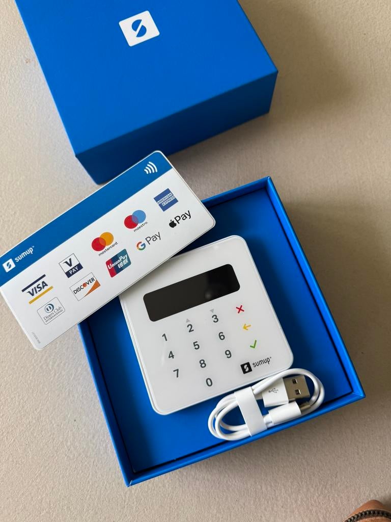 Sum up betaalautomaat, Zakelijke goederen, Ophalen