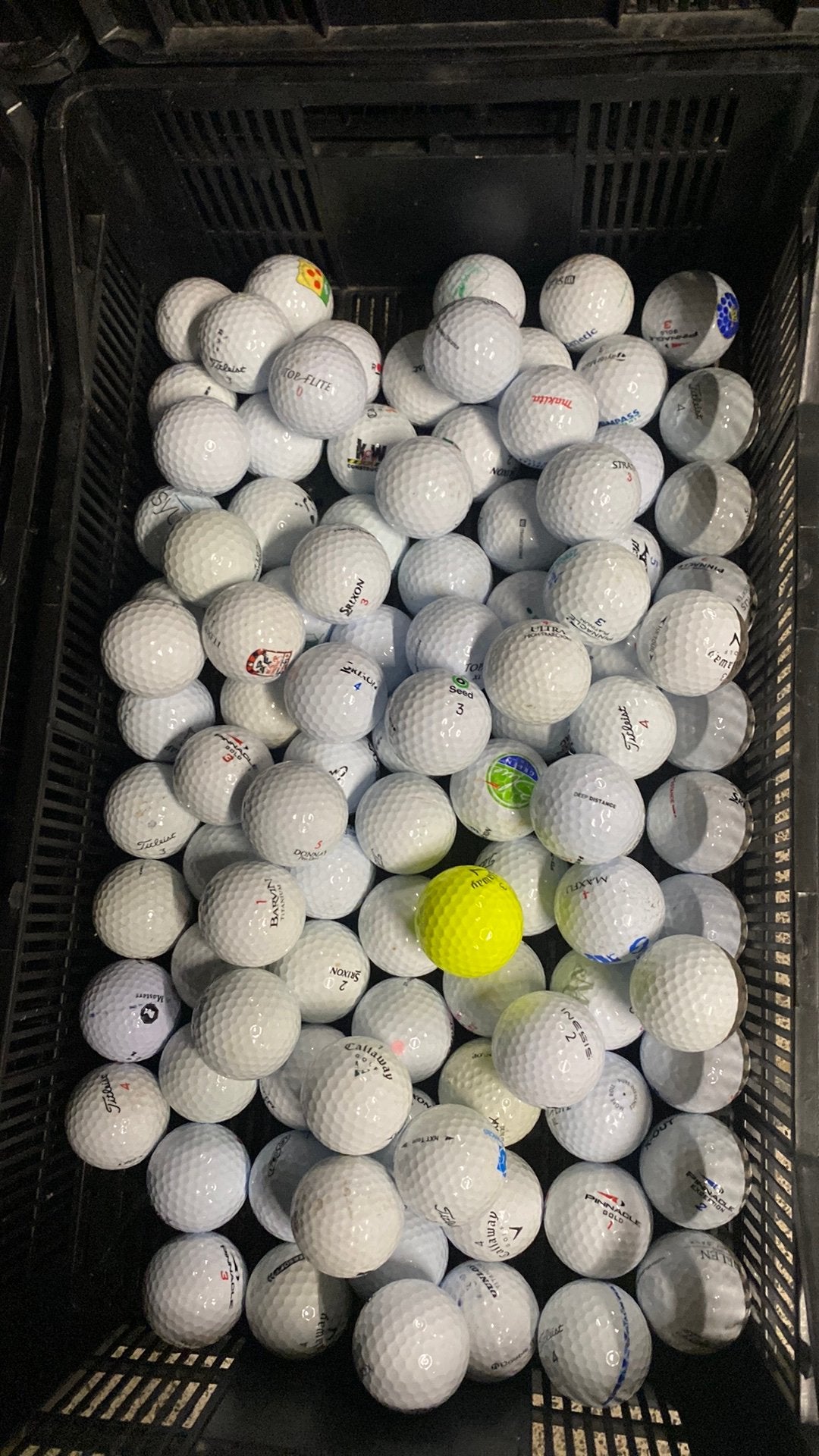 Golfballen, Enlèvement, Comme neuf