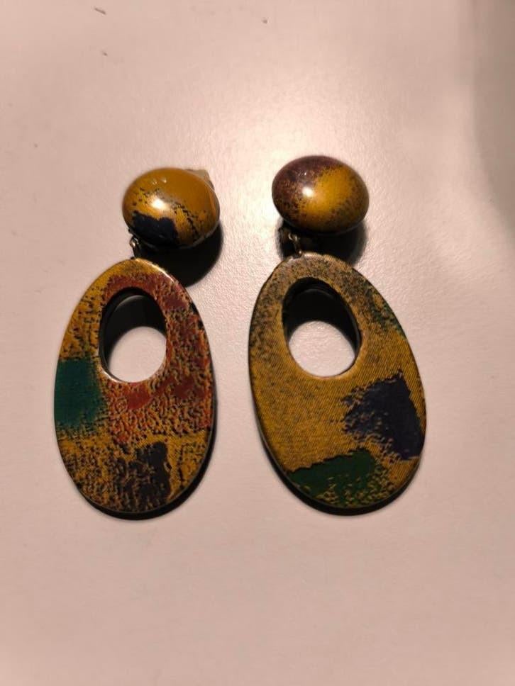 Vintage oorbellen, Ophalen of Verzenden