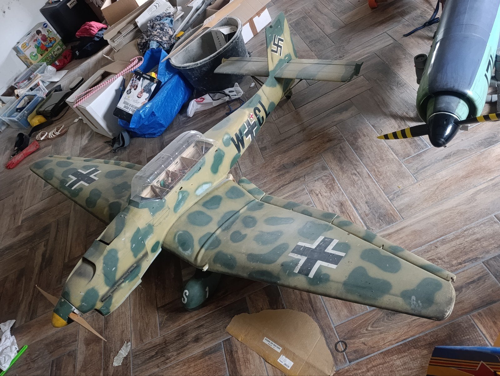 stuka ziroli 2m30, Hobby & Loisirs créatifs, Enlèvement, Avion
