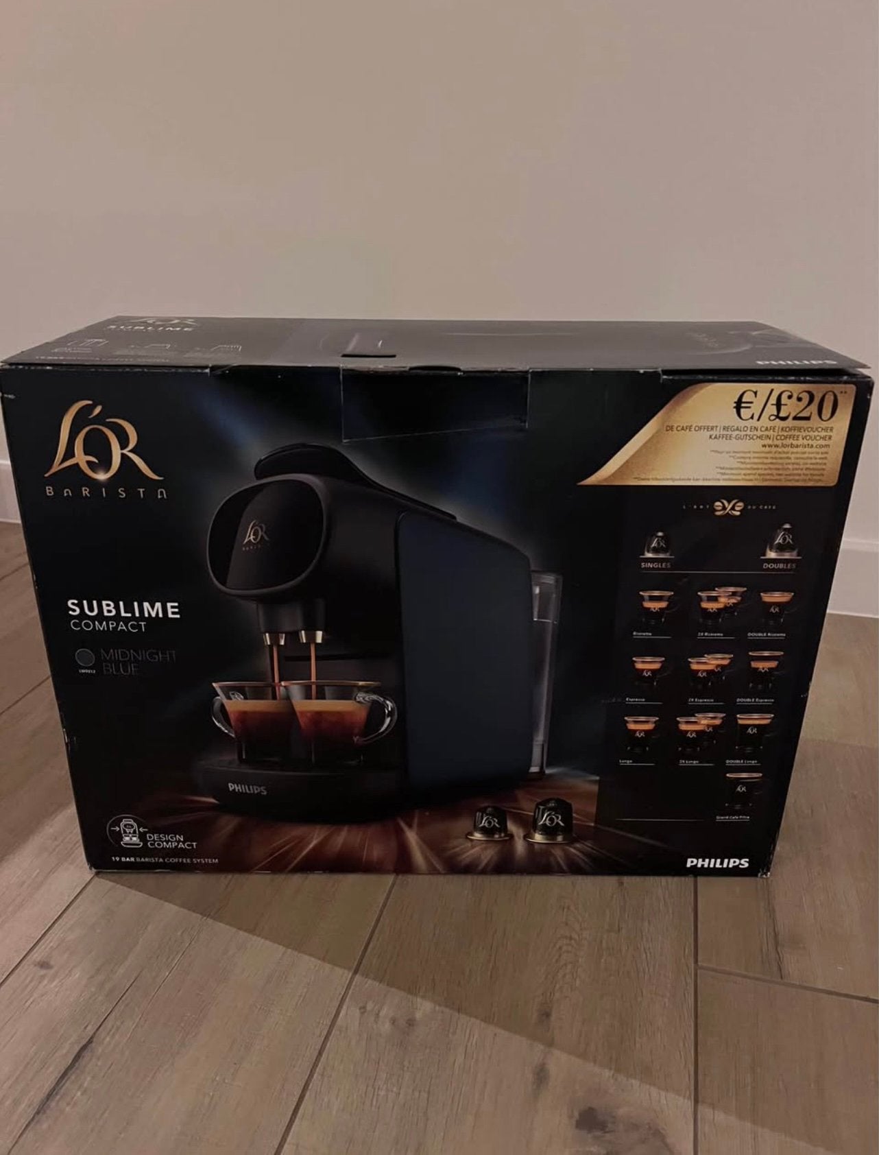 L’or barista sublime compact, Ophalen, Nieuw, Koffiemachine