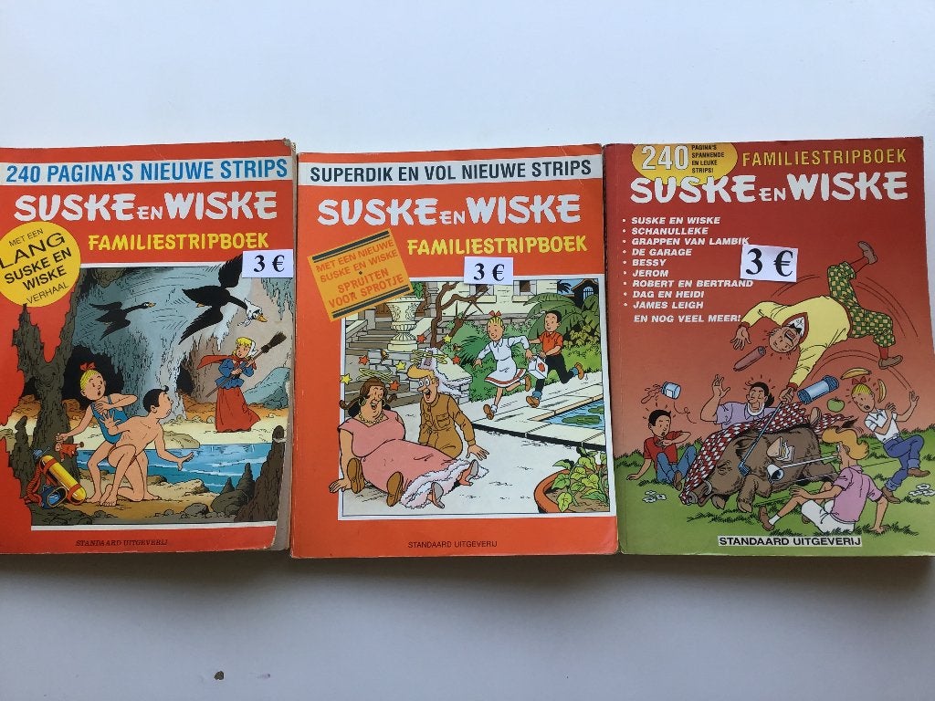 5 bandes dessinées à 3 euros et 3 bandes dessinées à 5 euros, Enlèvement ou Envoi, Comme neuf