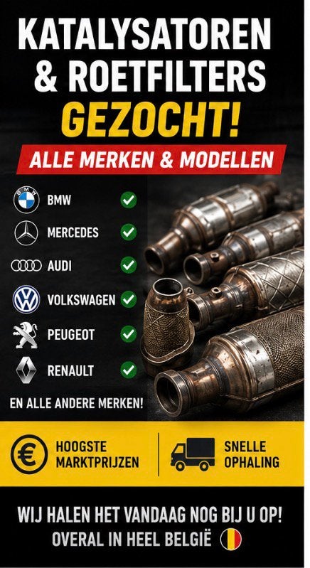 VANDAAG GELD VOOR UW OUDE KATALYSATOR/ ROETFILTER, Ophalen, Gebruikt, Overige automerken