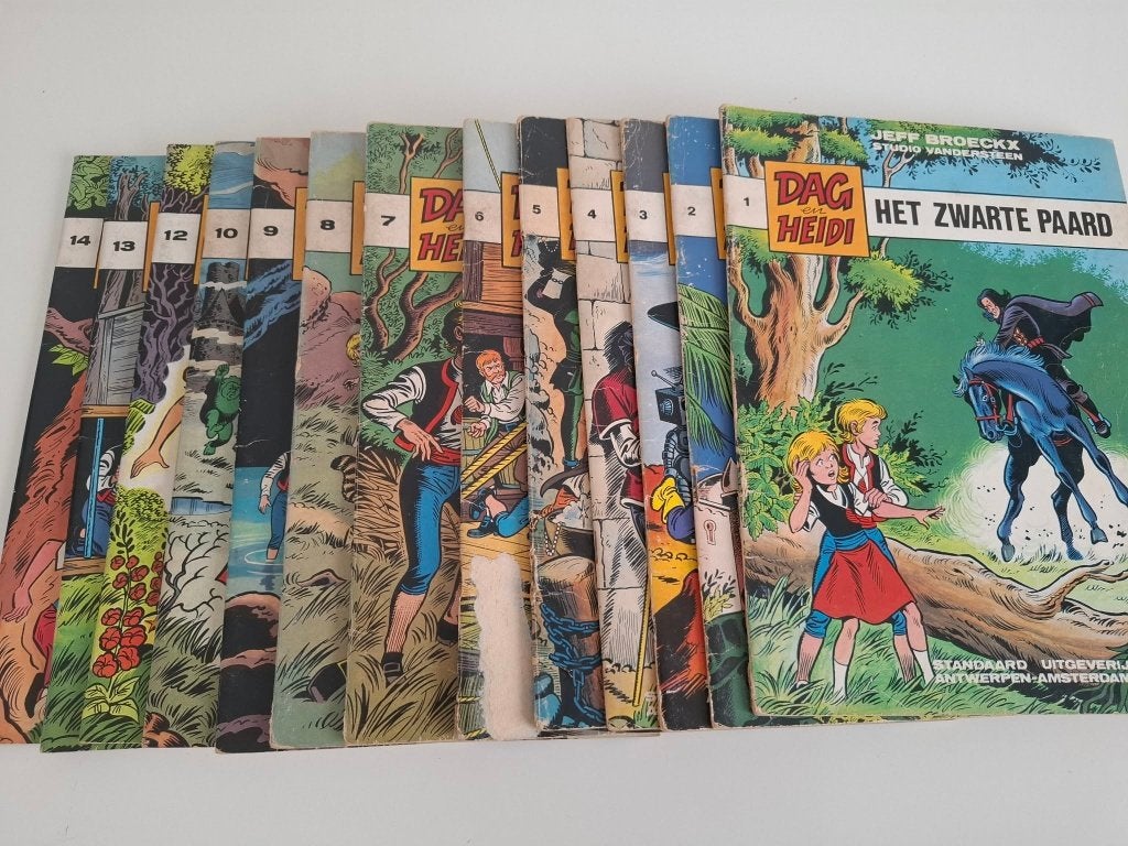 Dag & Heidi, Boeken, Complete serie of reeks, Ophalen, Gelezen