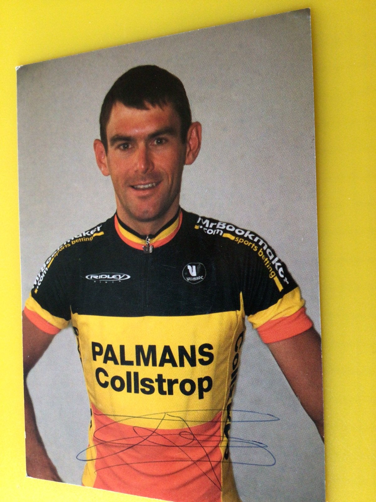 Wielerkaart bk 2003 team palmans geert omloop signe, Envoi, Comme neuf