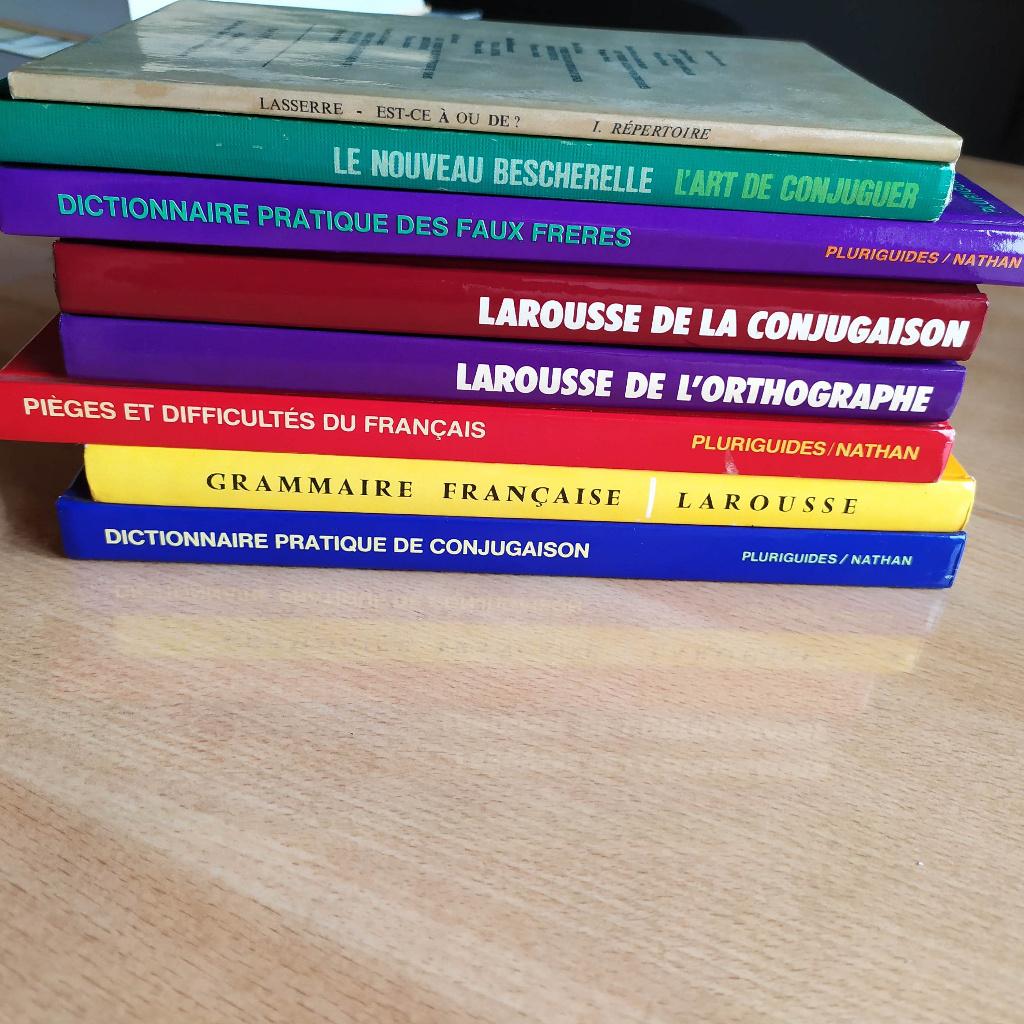 SETJE VAN 8 BOEKJES OVER FRANSE TAAL, Enlèvement ou Envoi, Utilisé, Non-fiction