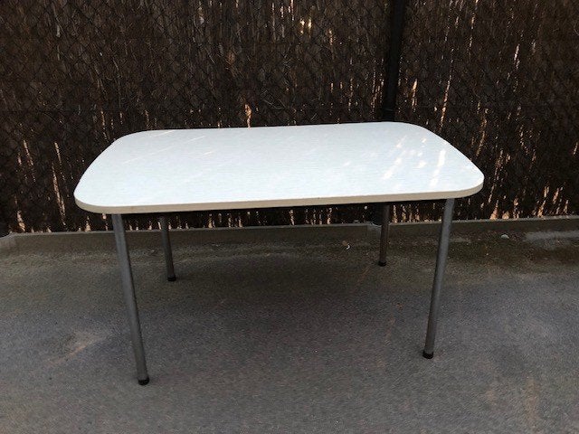 keukentafel, Huis en Inrichting, Tafels | Eettafels, Ophalen, Gebruikt, 100 tot 150 cm, 50 tot 100 cm