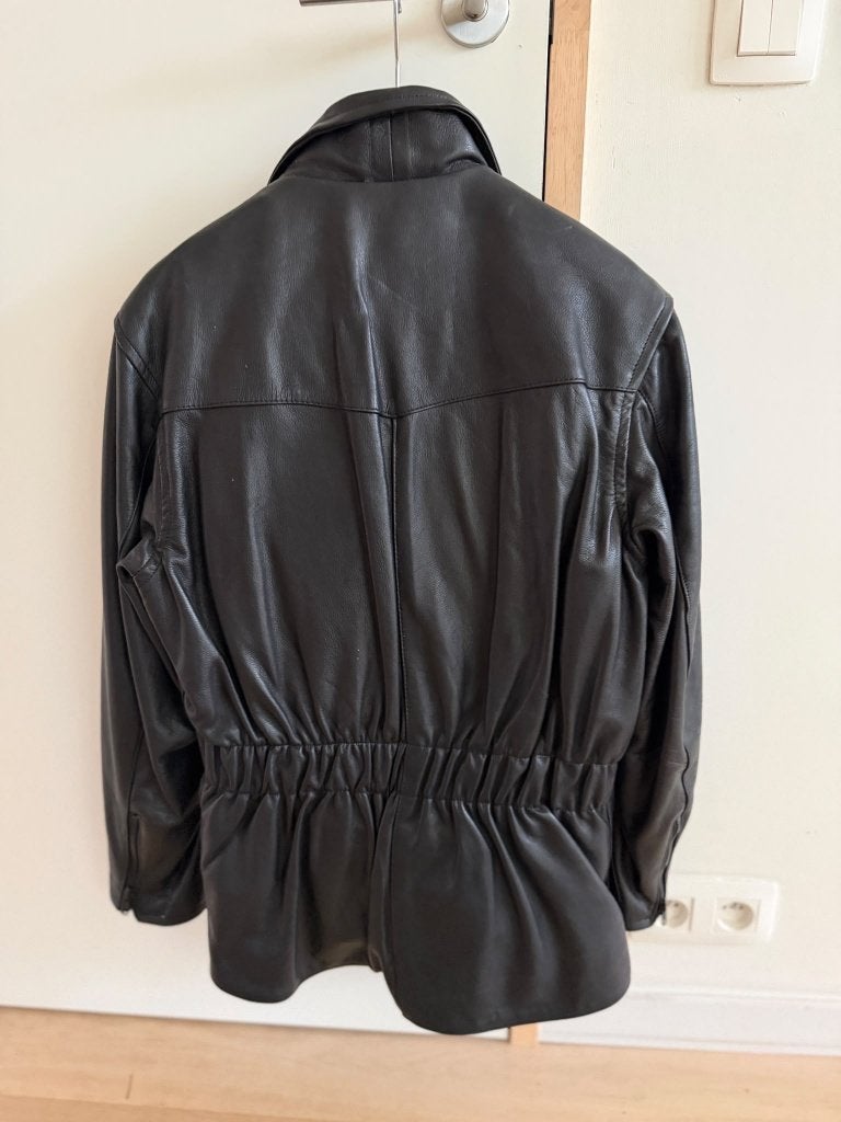 Vintage Gear 708 leren motorpak | jas 42, Buffalo broek 40, Motoren, Ophalen of Verzenden, Tweedehands, Dames, Combipak