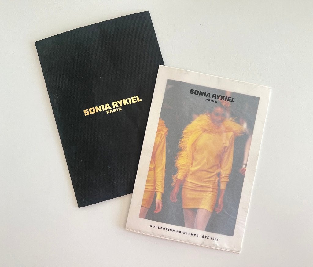 Brochure photos collection printemps-été 1991 Sonia Rykiel, Gebruikt, Aucun, Overige typen, Ophalen of Verzenden