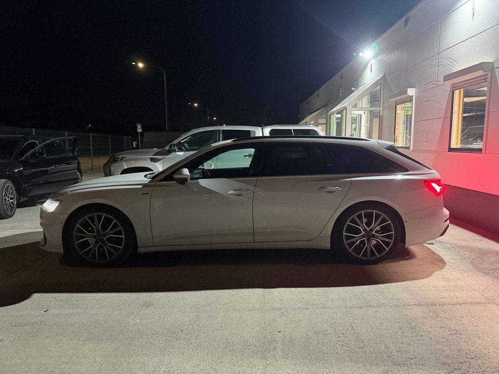 Audi A6 Avant 50 TDi Quattro 3x S-LINE 286CV Tiptronic DISTR, Auto's, Automaat, Gebruikt, Wit, Leder