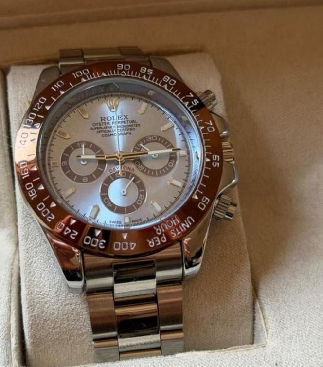 Rolex Daytona Ice-bleu chonograaf(automatic,datum), Handtassen en Accessoires, Horloges | Heren, Staal, Polshorloge, Nieuw, Ophalen of Verzenden
