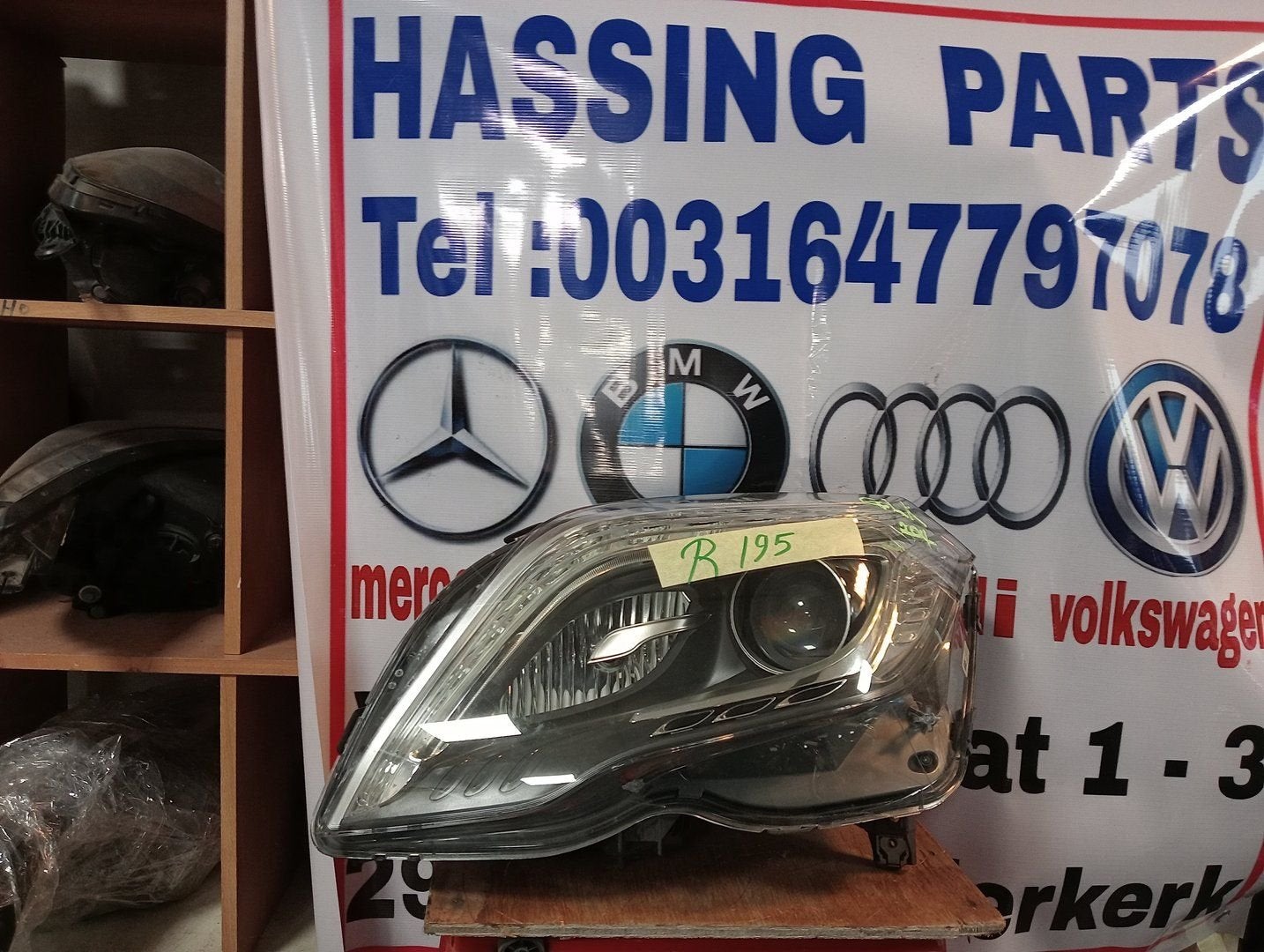 GLK W204 X204 XENON LED KOPLAMP LINKS A2048201539 ORIGINEEL, Auto-onderdelen, Gebruikt, -, Ophalen of Verzenden, -