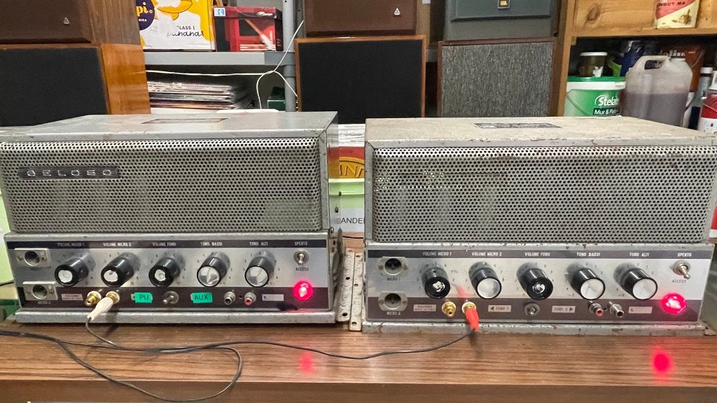 2 pièces de monoblocs Geloso G-227A, Enlèvement, Amplificateur